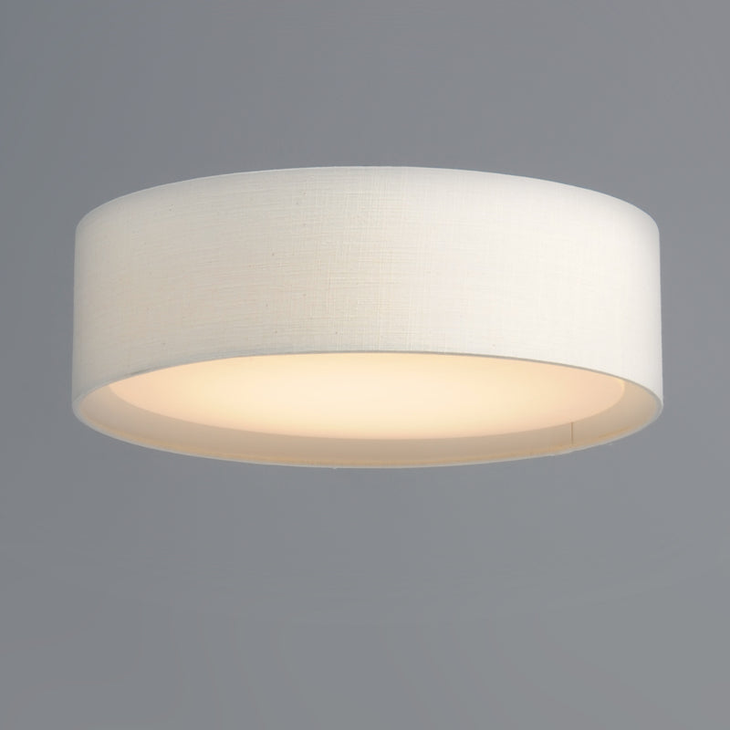 Maxim 10222WL Prime 20" LED Flush Mount | White Linen