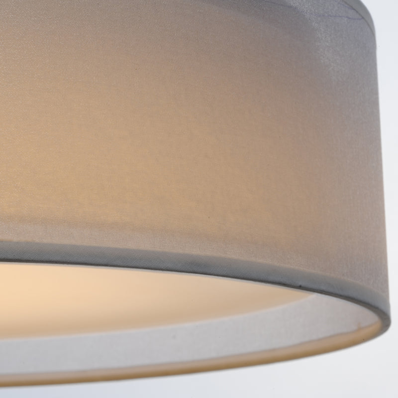 Maxim 10222WO Prime 20" LED Flush Mount | White Organza