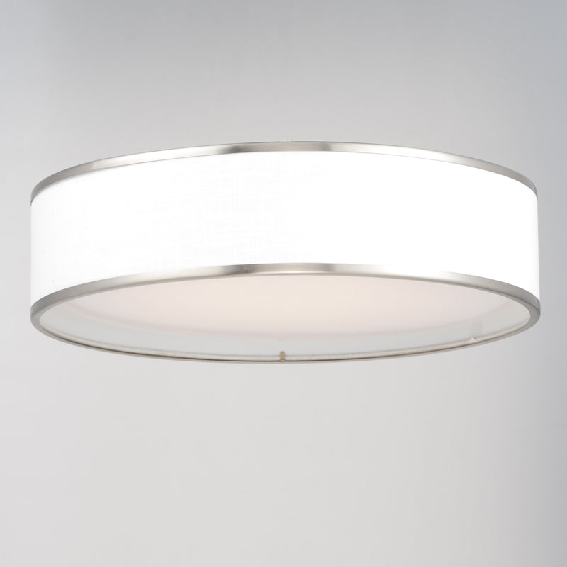 Maxim 10223WLSN Prime 20" LED Flush Mount | Satin Nickel
