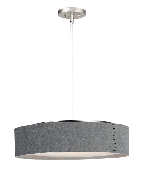 Maxim 10226GYSN Prime Acoustic 20" LED Pendant | Satin Nickel