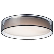 Maxim 10227BO Prime 25" LED Flush Mount | Black Organza