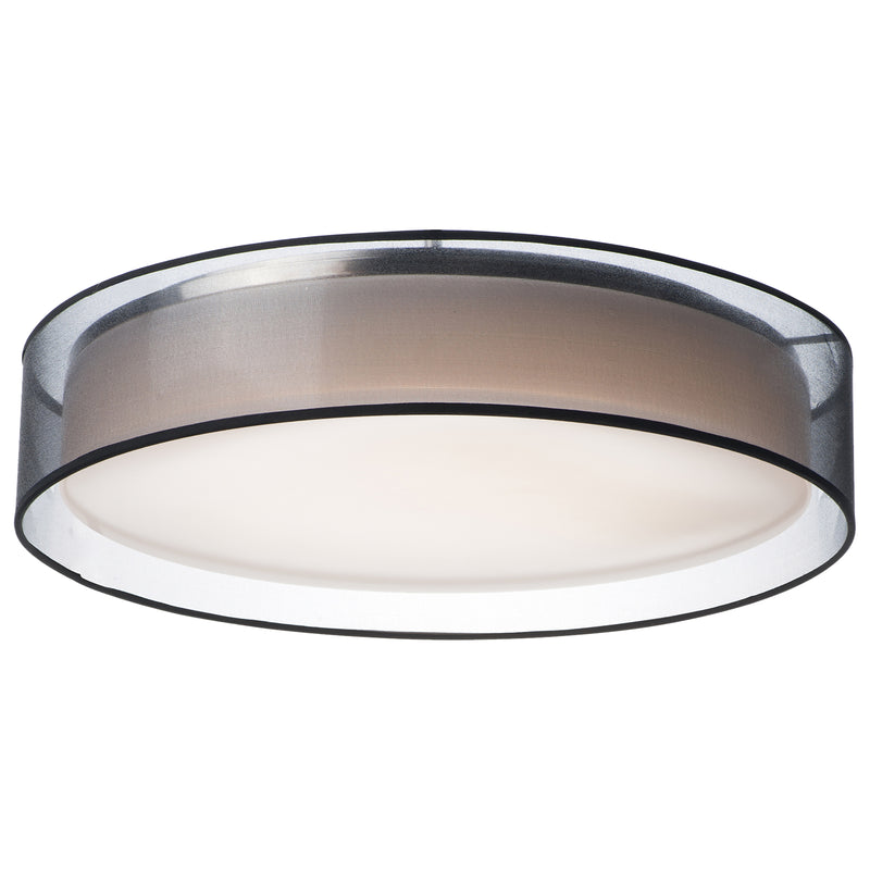 Maxim 10227BO Prime 25" LED Flush Mount | Black Organza