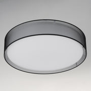 Maxim 10227BO Prime 25" LED Flush Mount | Black Organza
