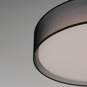 Maxim 10227BO Prime 25" LED Flush Mount | Black Organza