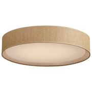 Maxim 10227GC Prime 25" LED Flush Mount | Grass Cloth