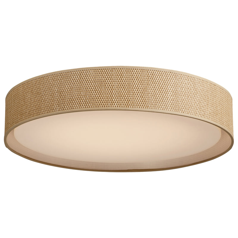 Maxim 10227GC Prime 25" LED Flush Mount | Grass Cloth