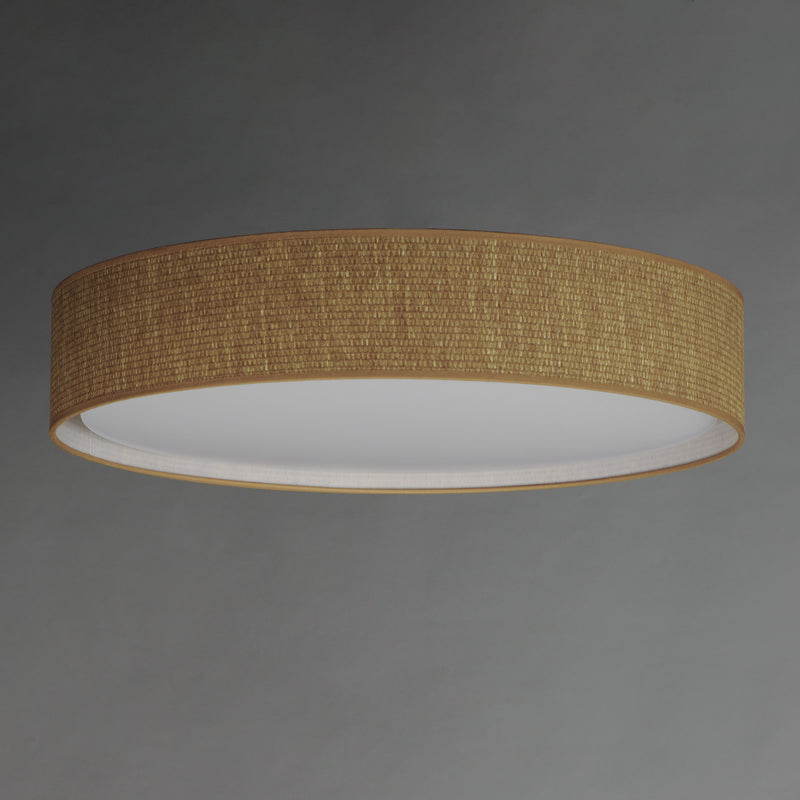 Maxim 10227GC Prime 25" LED Flush Mount | Grass Cloth