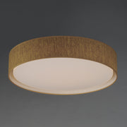 Maxim 10227GC Prime 25" LED Flush Mount | Grass Cloth