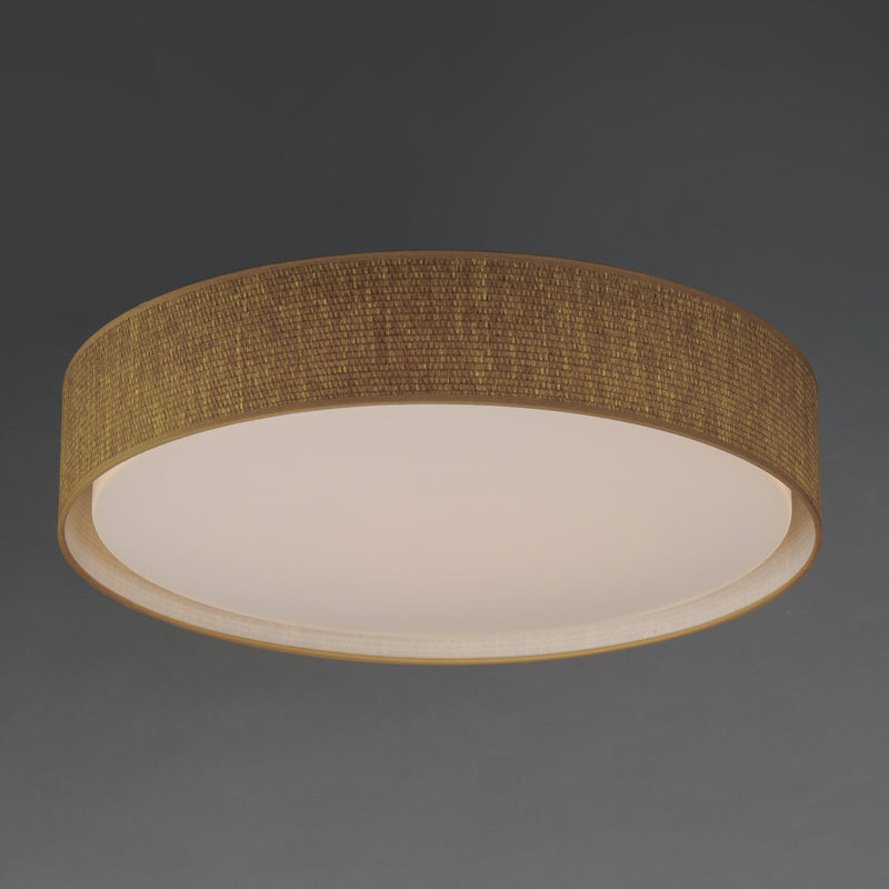 Maxim 10227GC Prime 25" LED Flush Mount | Grass Cloth