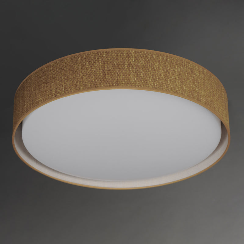 Maxim 10227GC Prime 25" LED Flush Mount | Grass Cloth