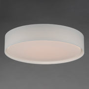 Maxim 10227WL Prime 25" LED Flush Mount | White Linen