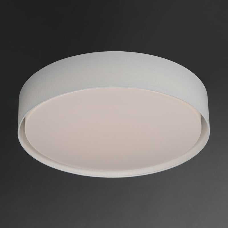 Maxim 10227WL Prime 25" LED Flush Mount | White Linen