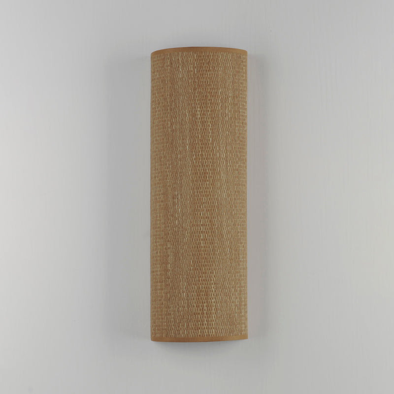 Maxim 10228GC Prime 18" Tall LED Sconce | Grass Cloth