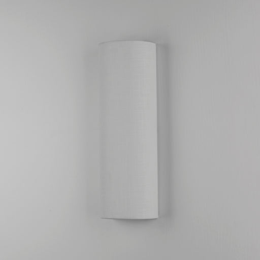 Maxim 10228WL Prime 18" Tall LED Sconce | White Linen