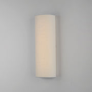 Maxim 10228WL Prime 18" Tall LED Sconce | White Linen