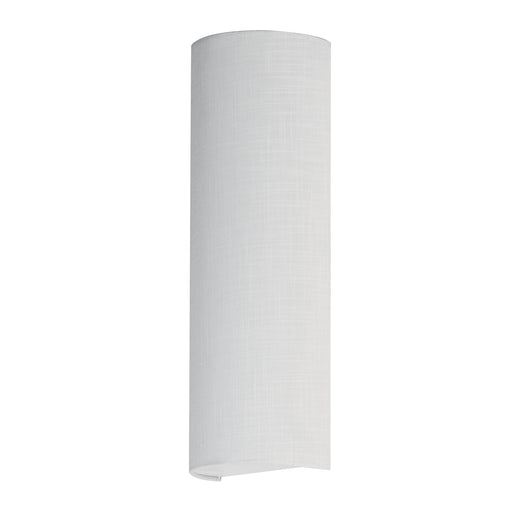 Maxim 10228WL Prime 18" Tall LED Sconce | White Linen