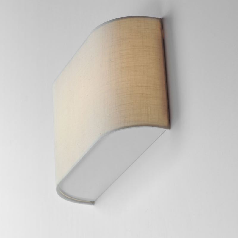 Maxim 10229OM Prime 13" Wide LED Sconce | Oatmeal