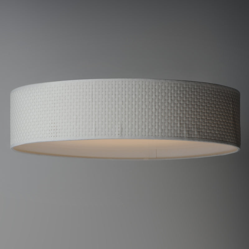 Maxim 10230WL Prime 16" LED Flush Mount 120 277V | White Linen