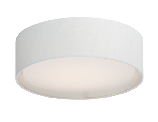 Maxim 10230WL Prime 16" LED Flush Mount 120 277V | White Linen