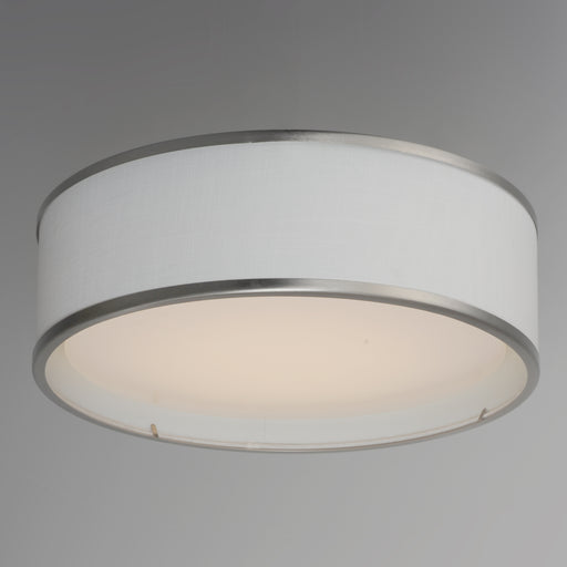 Maxim 10231WLSN Prime 16" LED Flush Mount 120 277V | Satin Nickel