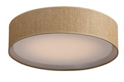 Maxim 10232GC Prime 20" LED Flush Mount 120 277V | Grass Cloth
