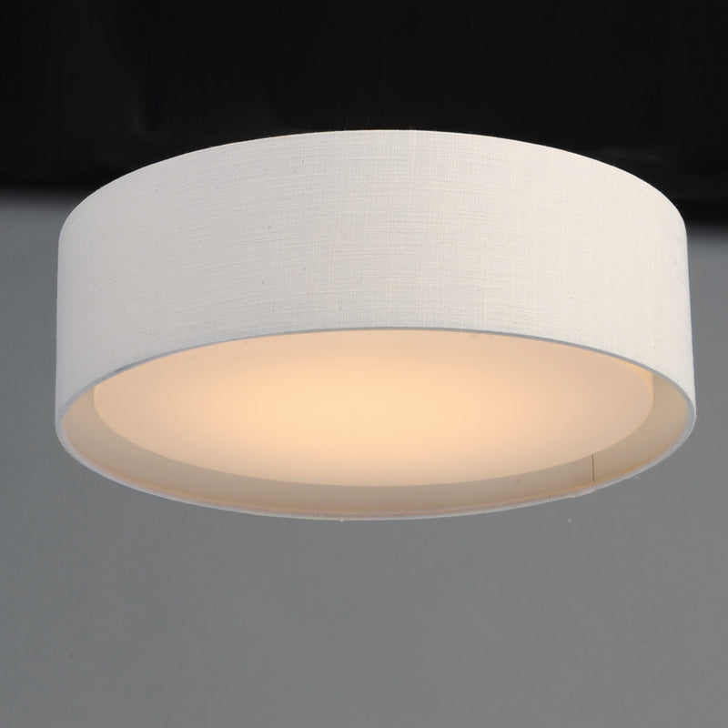 Maxim 10232WL Prime 20" LED Flush Mount 120 277V | White Linen