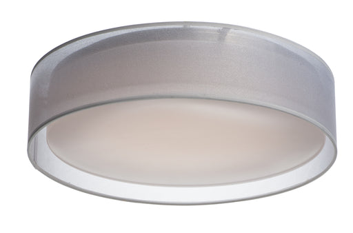 Maxim 10232WO Prime 20" LED Flush Mount 120 277V | White Organza