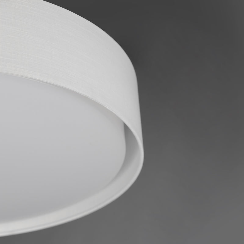 Maxim 10237WL Prime 25" LED Flush Mount 120 277V | White Linen