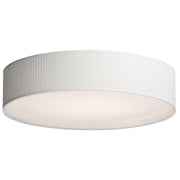 Maxim 10237WW Prime 25" LED Flush Mount 120 277V | White Weave