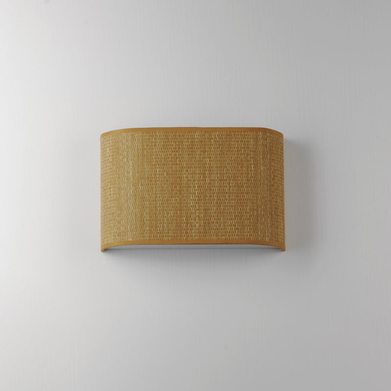 Maxim 10239GC Prime 13" Wide LED Sconce 120 277 UNV Dim | Grass Cloth