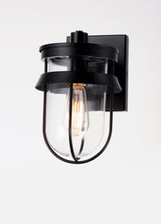 Maxim 10265CLBK Breakwater 1 Light Outdoor Wall Sconce | Black