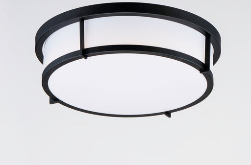 Maxim 10272WTBK Rogue 13" 2 Light Flush Mount | Black