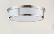 Maxim 10272WTSN Rogue 13" 2 Light Flush Mount | Satin Nickel