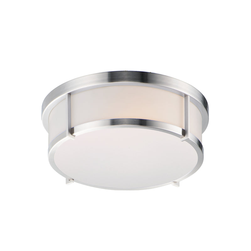 Maxim 10273WTSN Rogue 13" LED Flush Mount | Satin Nickel