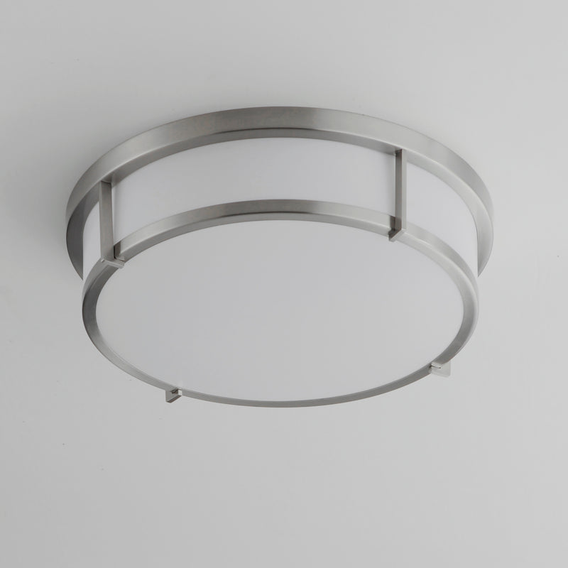 Maxim 10273WTSN Rogue 13" LED Flush Mount | Satin Nickel
