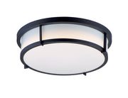 Maxim 10274WTBK Rogue 17" LED Flush Mount | Black