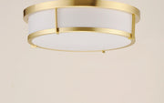 Maxim 10274WTSBR Rogue 17" LED Flush Mount | Satin Brass