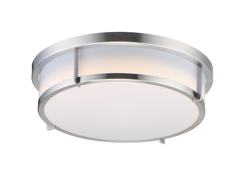 Maxim 10274WTSN Rogue 17" LED Flush Mount | Satin Nickel
