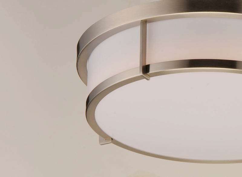 Maxim 10274WTSN Rogue 17" LED Flush Mount | Satin Nickel