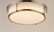 Maxim 10274WTSN Rogue 17" LED Flush Mount | Satin Nickel