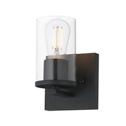 Maxim 10281CLBK Lateral 1 Light Bath Vanity | Black