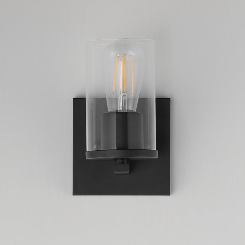 Maxim 10281CLBK Lateral 1 Light Bath Vanity | Black