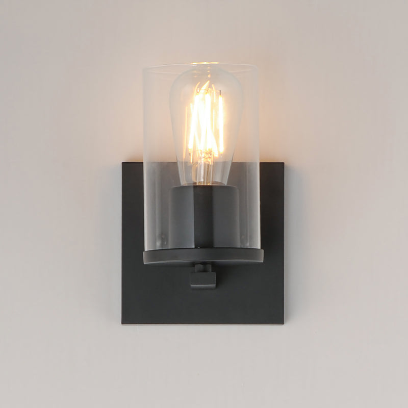 Maxim 10281CLBK Lateral 1 Light Bath Vanity | Black