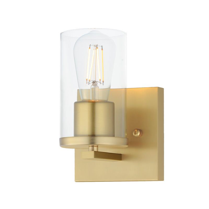 Maxim 10281CLSBR Lateral 1 Light Bath Vanity | Satin Brass