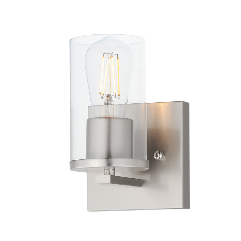 Maxim 10281CLSN Lateral 1 Light Bath Vanity | Satin Nickel