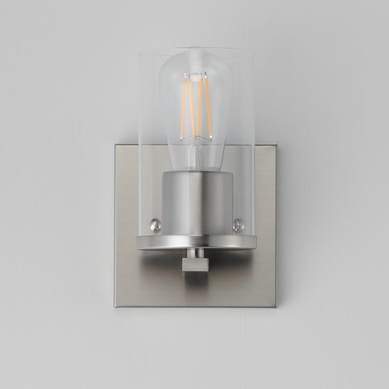 Maxim 10281CLSN Lateral 1 Light Bath Vanity | Satin Nickel