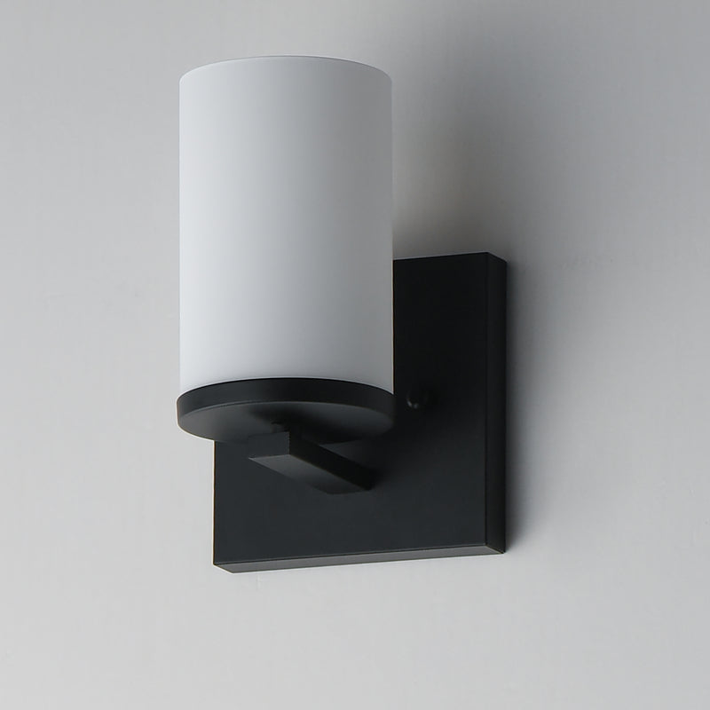 Maxim 10281SWBK Lateral 1 Light Bath Vanity | Black