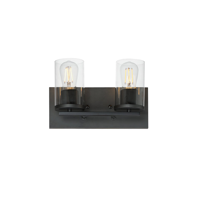 Maxim 10282CLBK Lateral 2 Light Bath Vanity | Black
