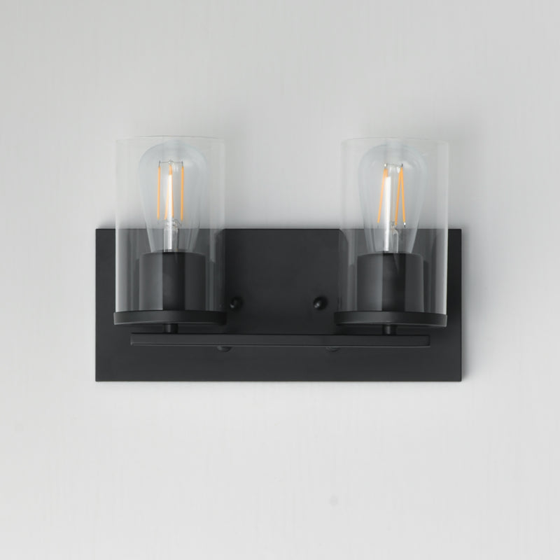 Maxim 10282CLBK Lateral 2 Light Bath Vanity | Black