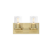 Maxim 10282CLSBR Lateral 2 Light Bath Vanity | Satin Brass